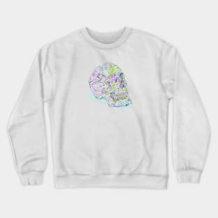 2021 03 skulls human Crewneck Sweatshirt